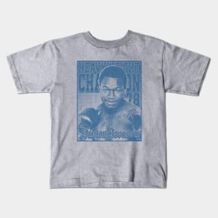 Larry Holmes Distressed Look Navy Kids T-Shirt